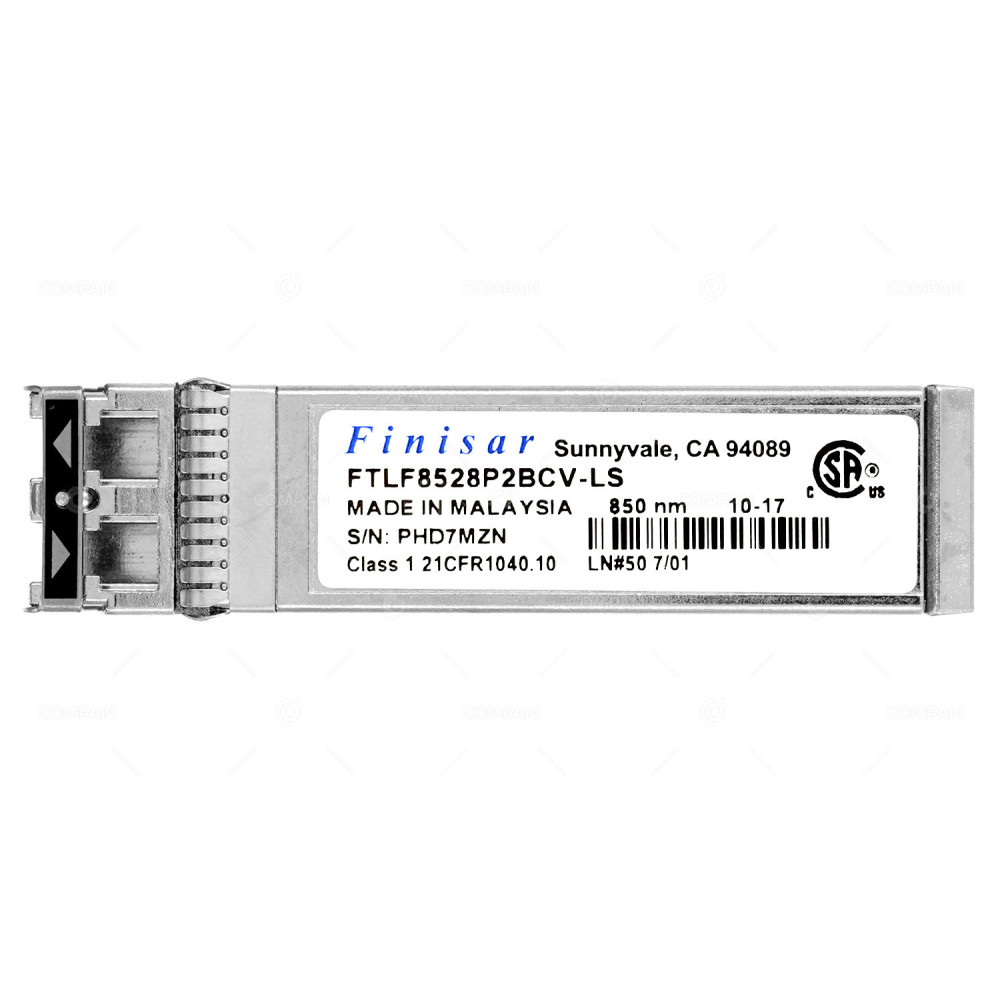 FTLF8528P2BCV-LS FINISAR 8GB SFP+ SW FC 850NM OPTICAL TRANCEIVER